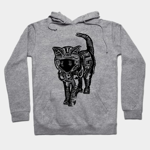 Space cat Hoodie by szartwork